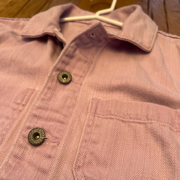 GAP. Size M. (Girls). Lilac button up denim jacket. Excellent condition - Picture 2 of 9